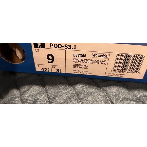 Adidas POD S3.1 B37368 Vaprgn Green Size 9 MENS sizes in separate listing (13) main image 9